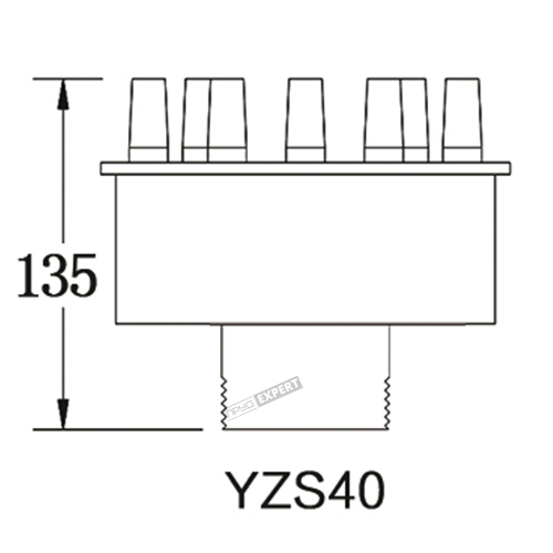 Фонтанная насадка YZS 40 (Pondtech)(4)